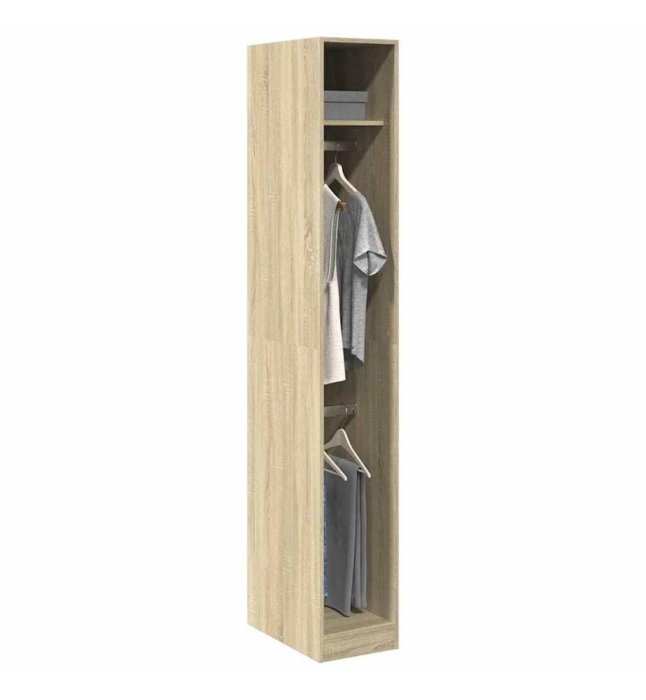 Kleiderschrank Sonoma-Eiche 30x50x200 cm Holzwerkstoff