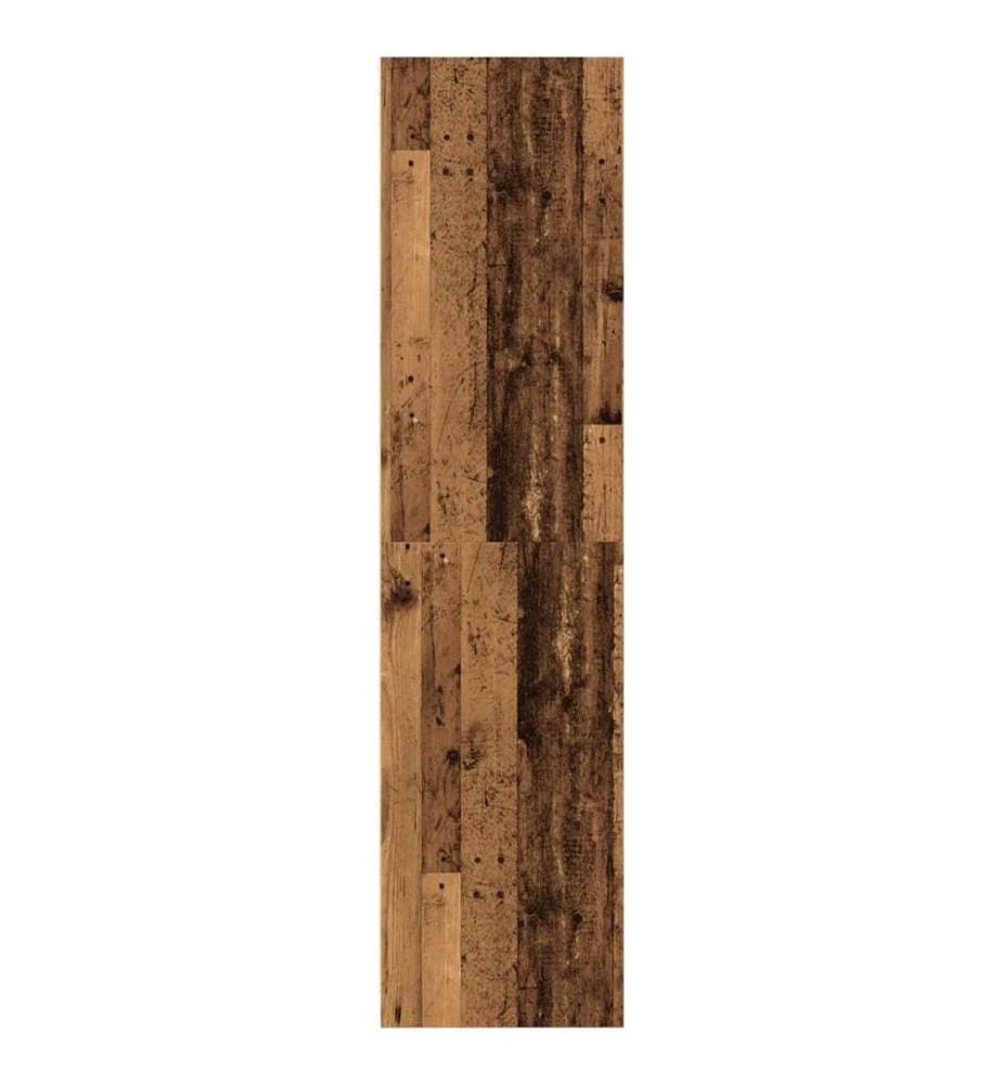 Kleiderschrank Altholz-Optik 50x50x200 cm Holzwerkstoff