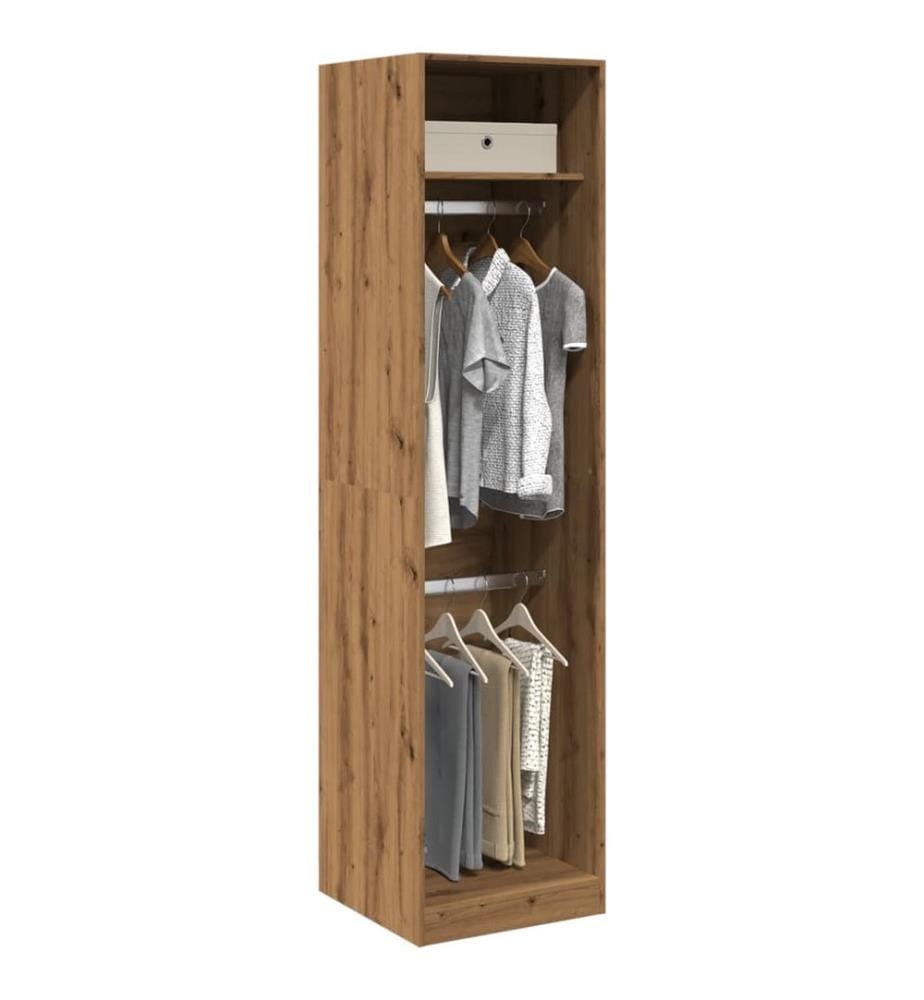 Kleiderschrank Artisan-Eiche 50x50x200 cm Holzwerkstoff