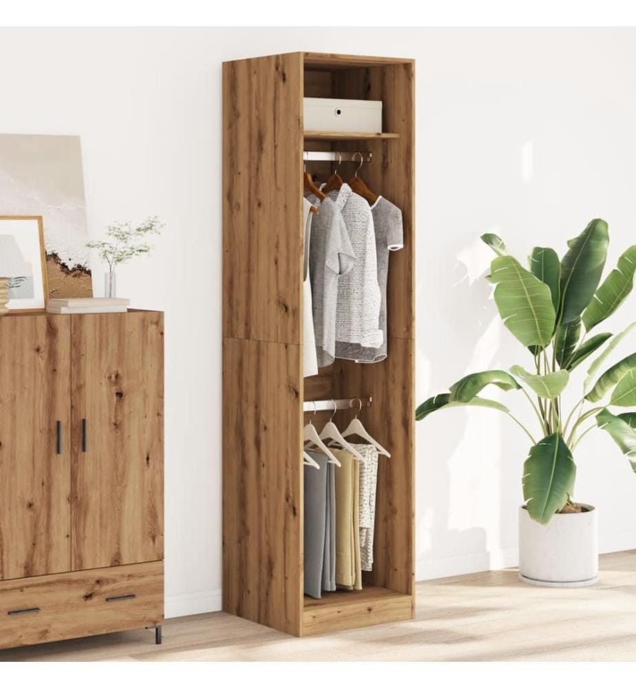 Kleiderschrank Artisan-Eiche 50x50x200 cm Holzwerkstoff