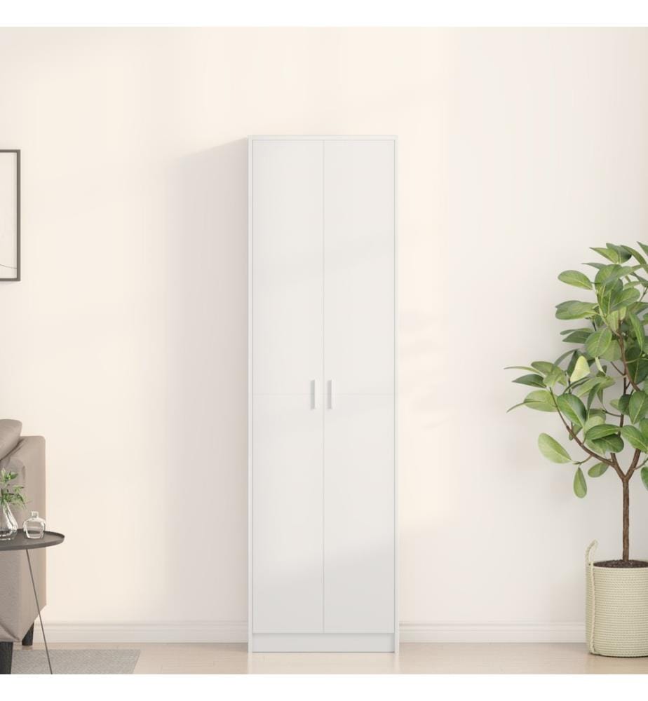 Armoire avec étagère Blanc 55 x 25 x 189 cm Bois d'ingénierie