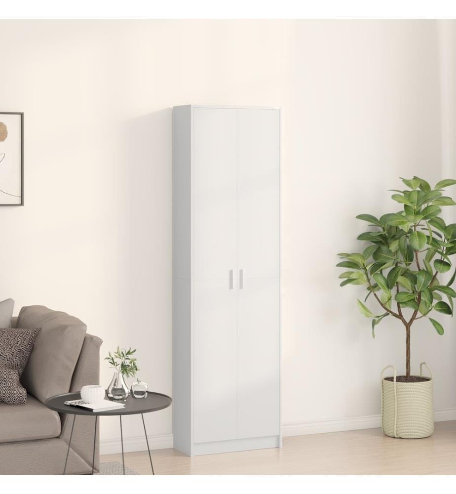 Armoire avec étagère Blanc 55 x 25 x 189 cm Bois d'ingénierie