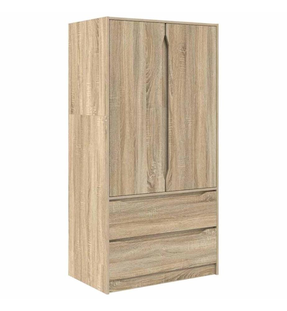 Kleiderschrank Sonoma-Eiche 79,5 x 49 x 156 cm Holzwerkstoff