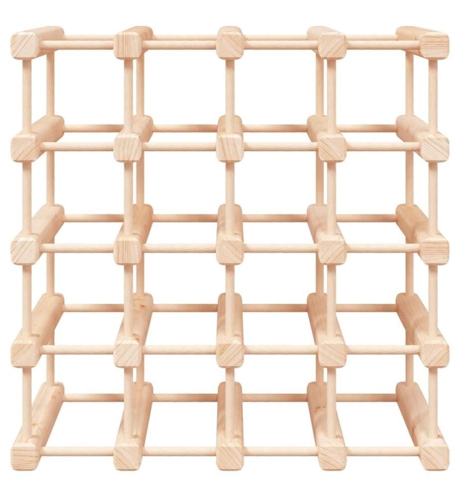 Weinregal für 20 Flaschen 46,5x23x46,5 cm Massivholz Kiefer