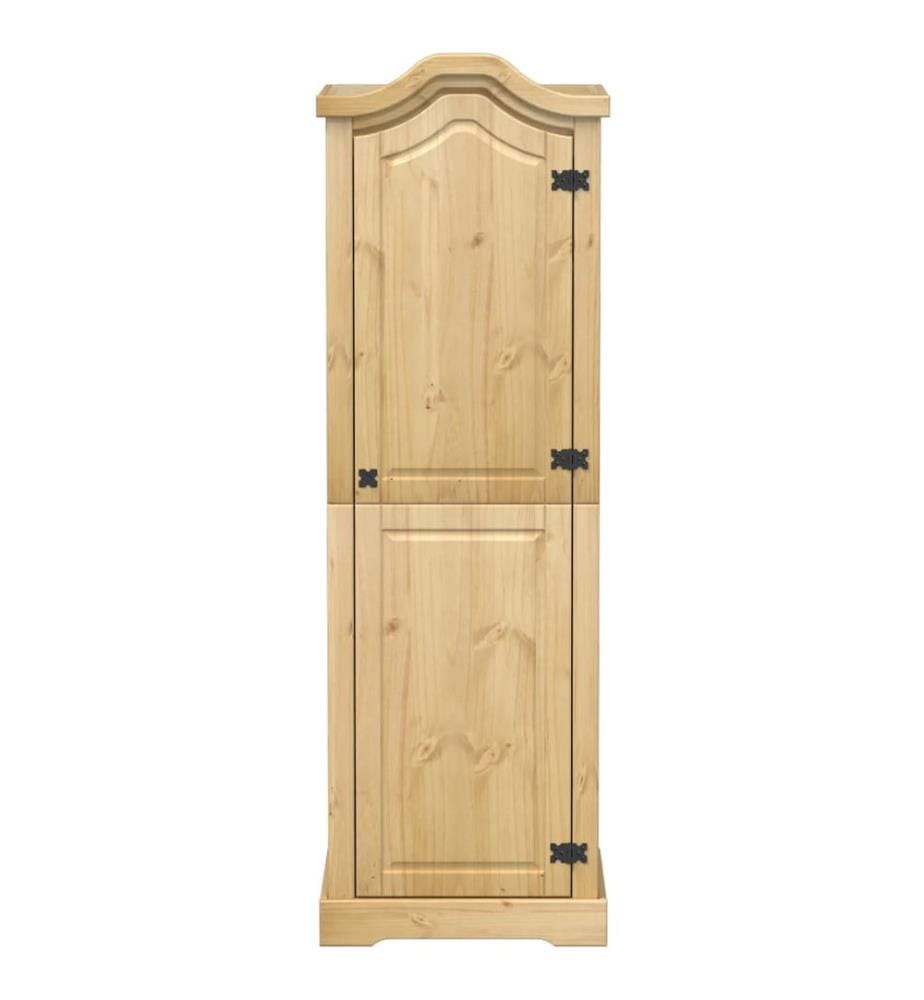 Kleiderschrank Corona 55x52x170 cm Massivholz Kiefer