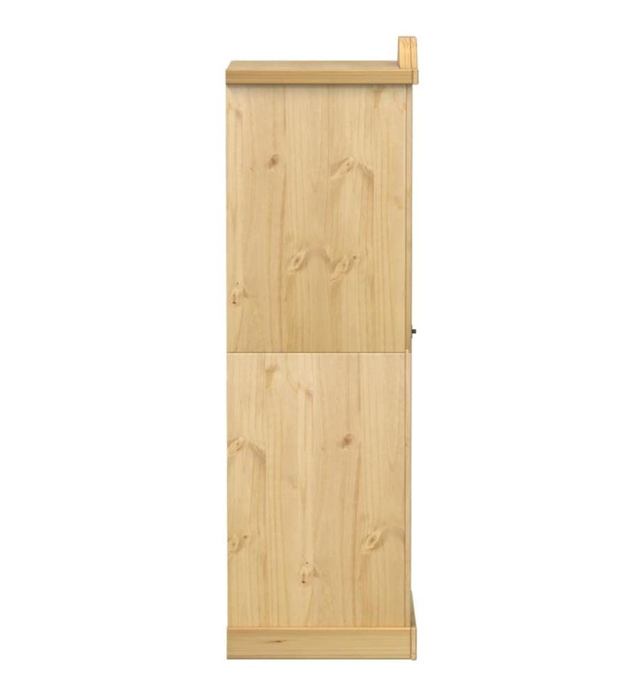 Kleiderschrank Corona 55x52x170 cm Massivholz Kiefer