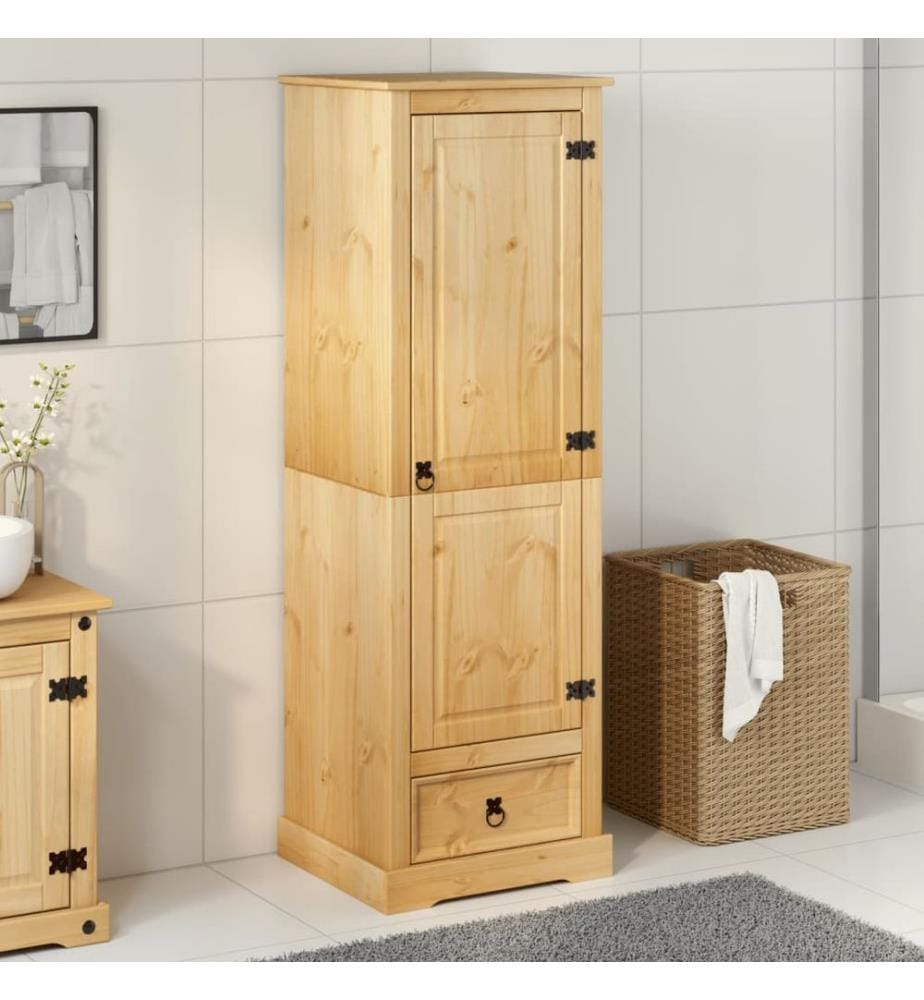 Garde-robe Corona 55x50x170 cm bois de pin massif
