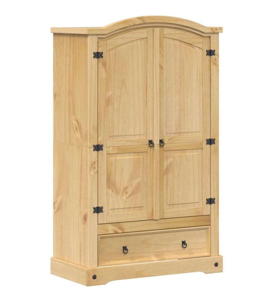 Armoire « Corona » 101 x 52 x 170 cm Bois massif Pin