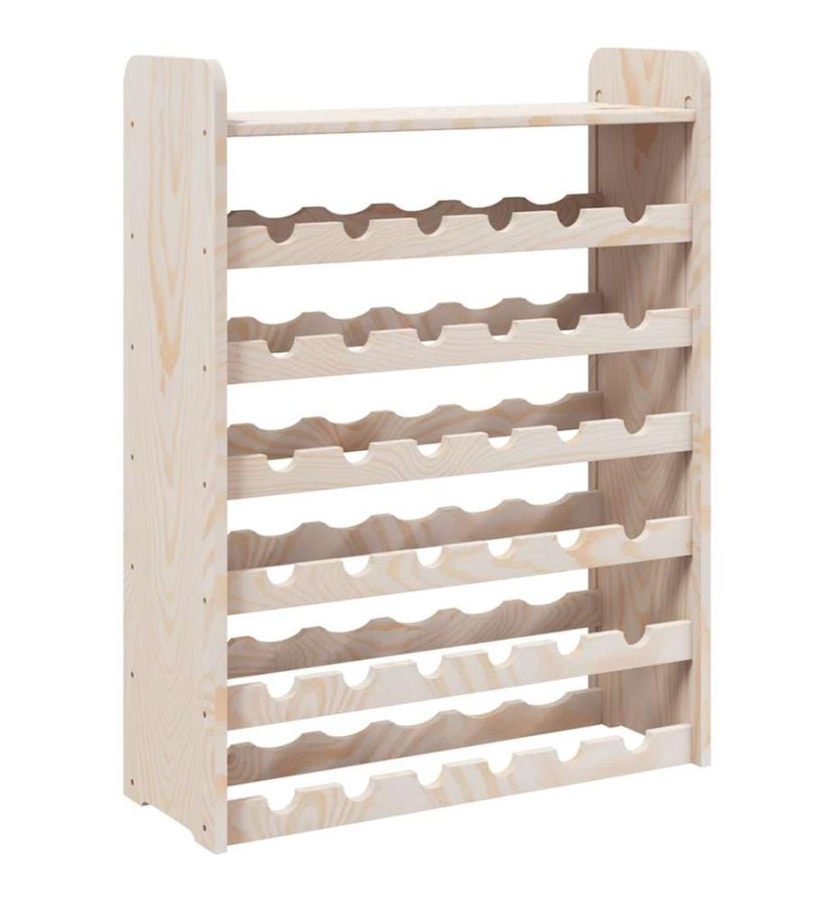 Casier à vin et panneau supérieur 67,5x25x87 cm bois pin massif