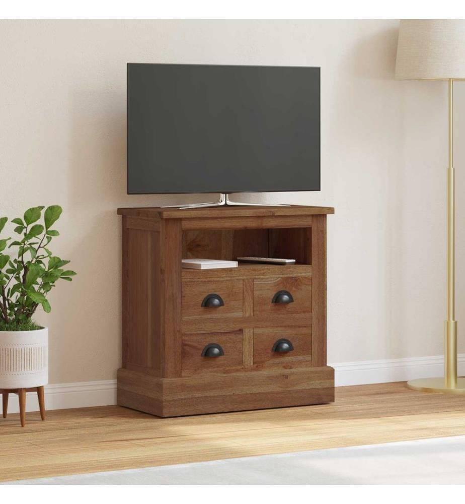 Aufbewahrungsschrank Natur 60 x 30 x 60 cm Massivholz Teak