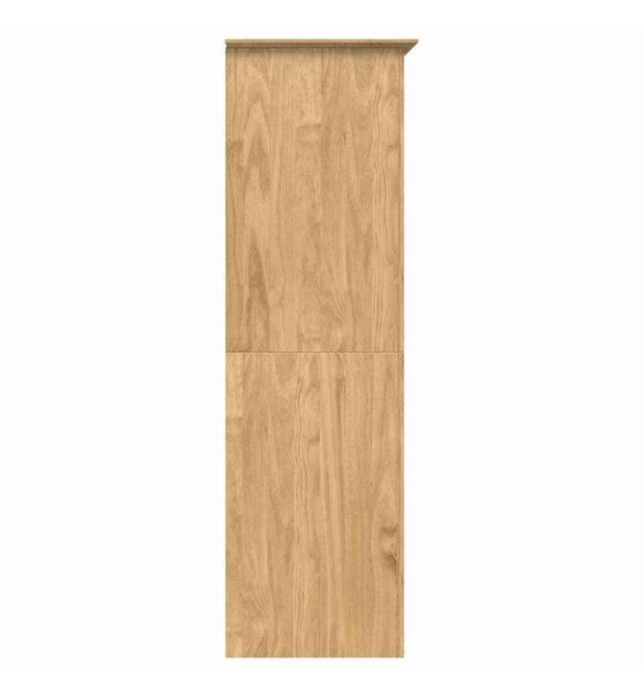 Kleiderschrank BODO Honigbraun 53,5 x 99 x 173 cm Holzwerkstoff