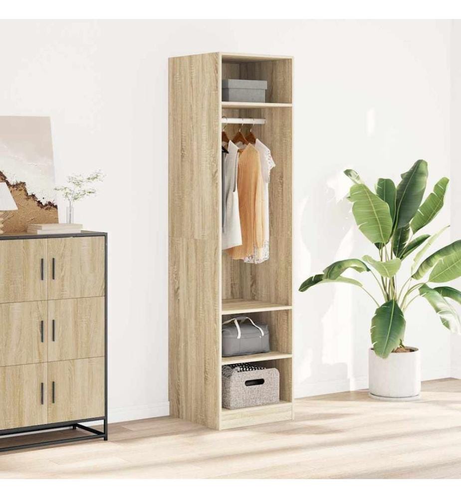 Kleiderschrank Sonoma-Eiche 50x50x200 cm Holzwerkstoff