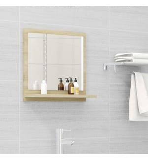 Badspiegel Sonoma-Eiche 40x10,5x37 cm Holzwerkstoff