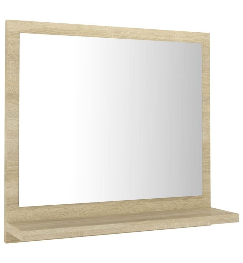 Miroir salle de bain chêne sonoma 40x10,5x37cm Bois ingénierie