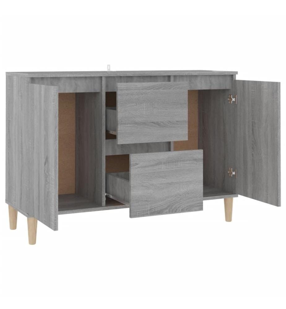 Sideboard Grau Sonoma 101x35x70 cm Holzwerkstoff