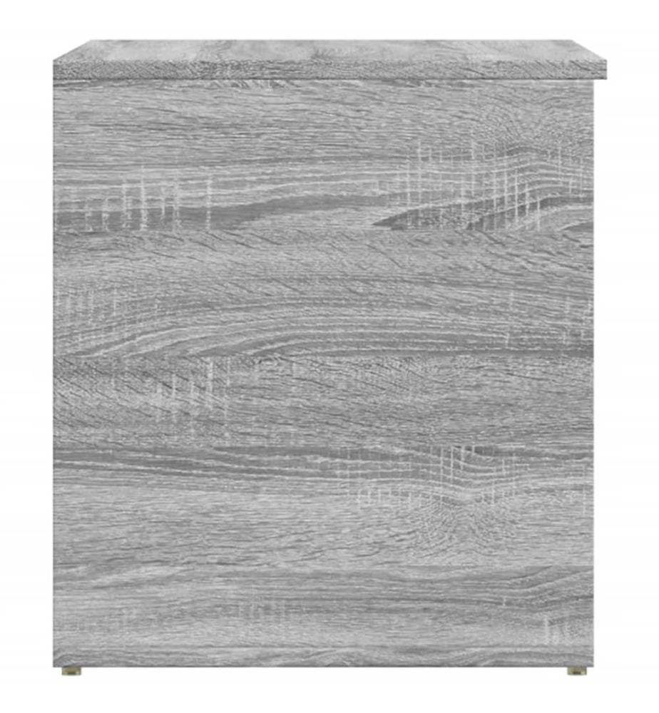 Aufbewahrungstruhe Grau Sonoma 84x42x46 cm Holzwerkstoff