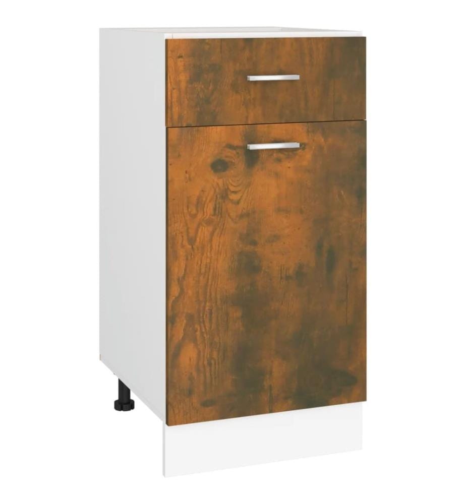 Unterschrank mit Schublade Lyon Räuchereiche 40x46x81,5 cm