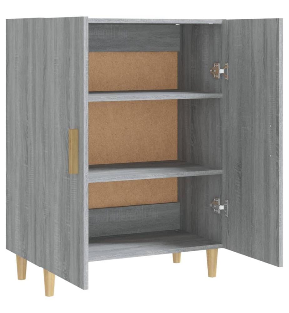 Sideboard Grau Sonoma 70x34x90 cm Holzwerkstoff