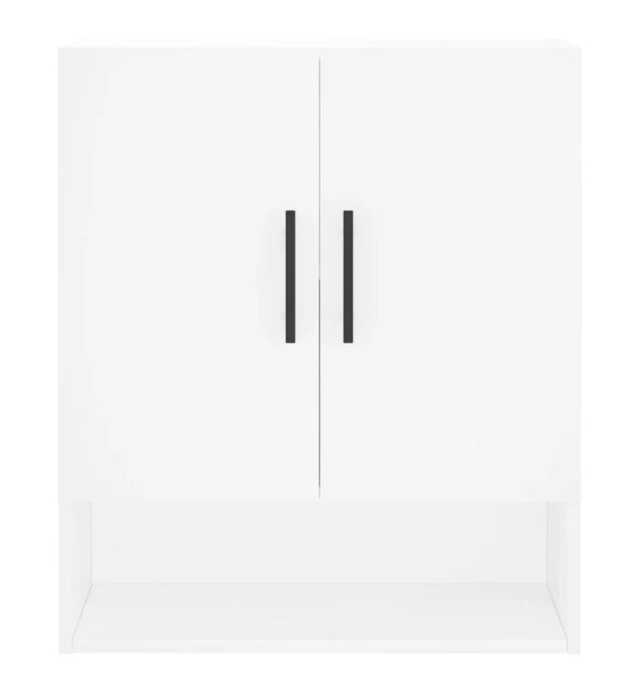 Armoire murale blanc 60x31x70 cm bois d'ingénierie