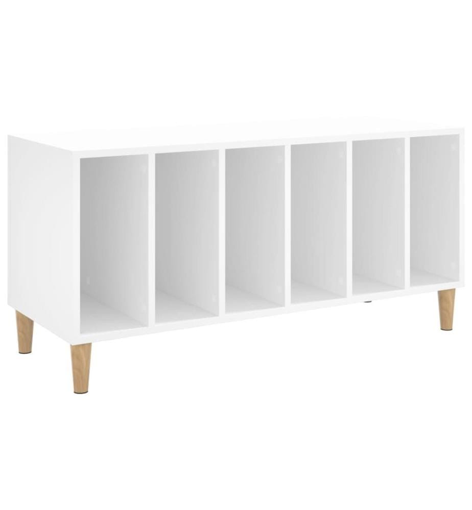 Plattenschrank Weiss 100x38x48 cm Holzwerkstoff