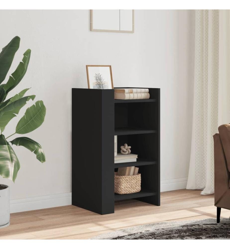 Sideboard Schwarz 45x35x75 cm Holzwerkstoff