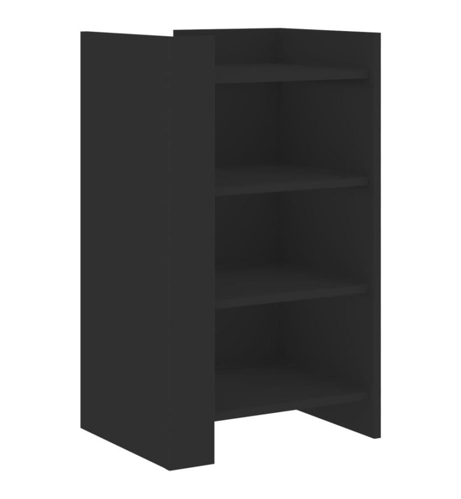 Sideboard Schwarz 45x35x75 cm Holzwerkstoff