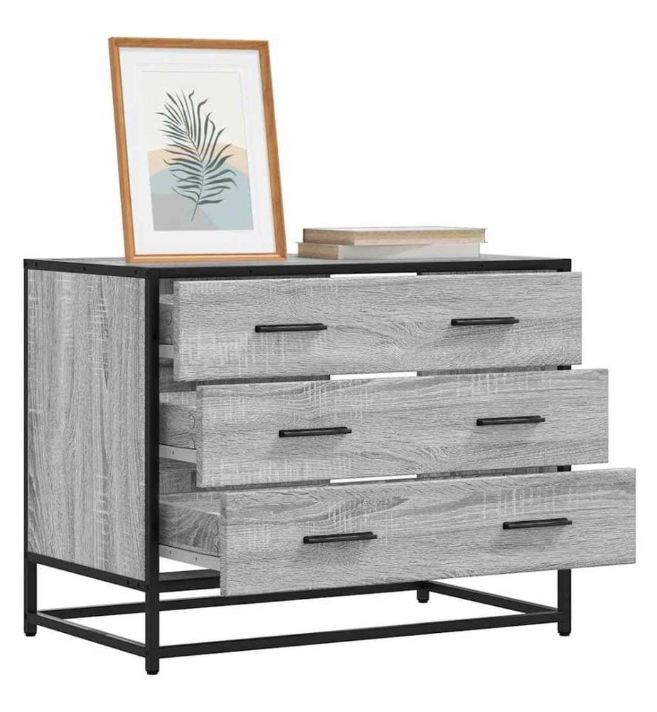 Commode sonoma gris 70x41x56 cm bois d'ingénierie