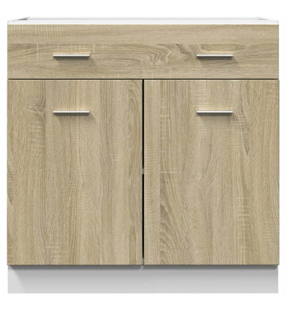 Schubunterschrank Lyon Sonoma-Eiche 80x46x81,5 cm Holzwerkstoff