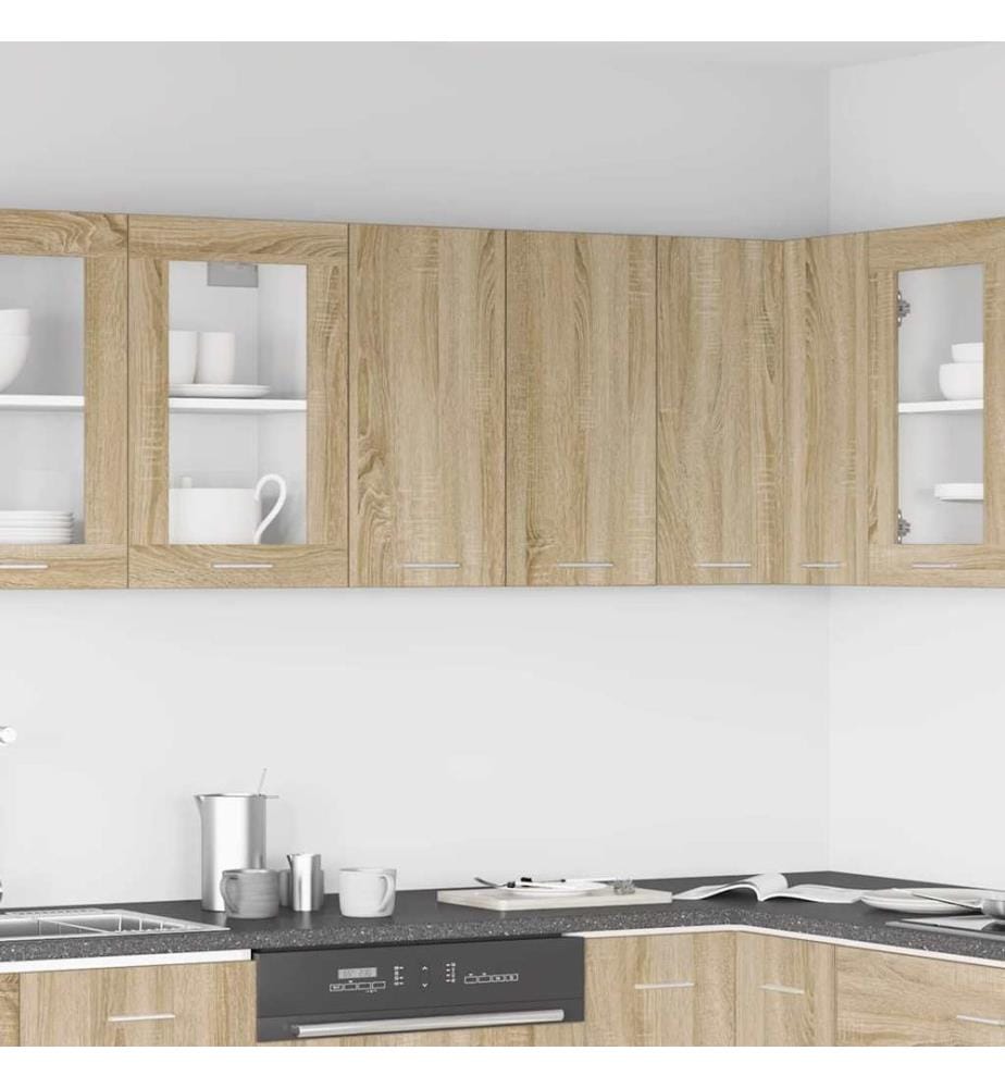 Armoire suspendue "Lyon" Chêne Sonoma 60 x 31 x 60 cm Bois d'ingénierie