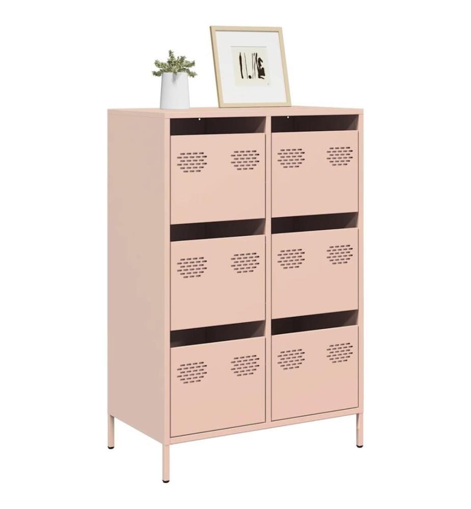Highboard Rosa 68x39x101,5 cm Stahl