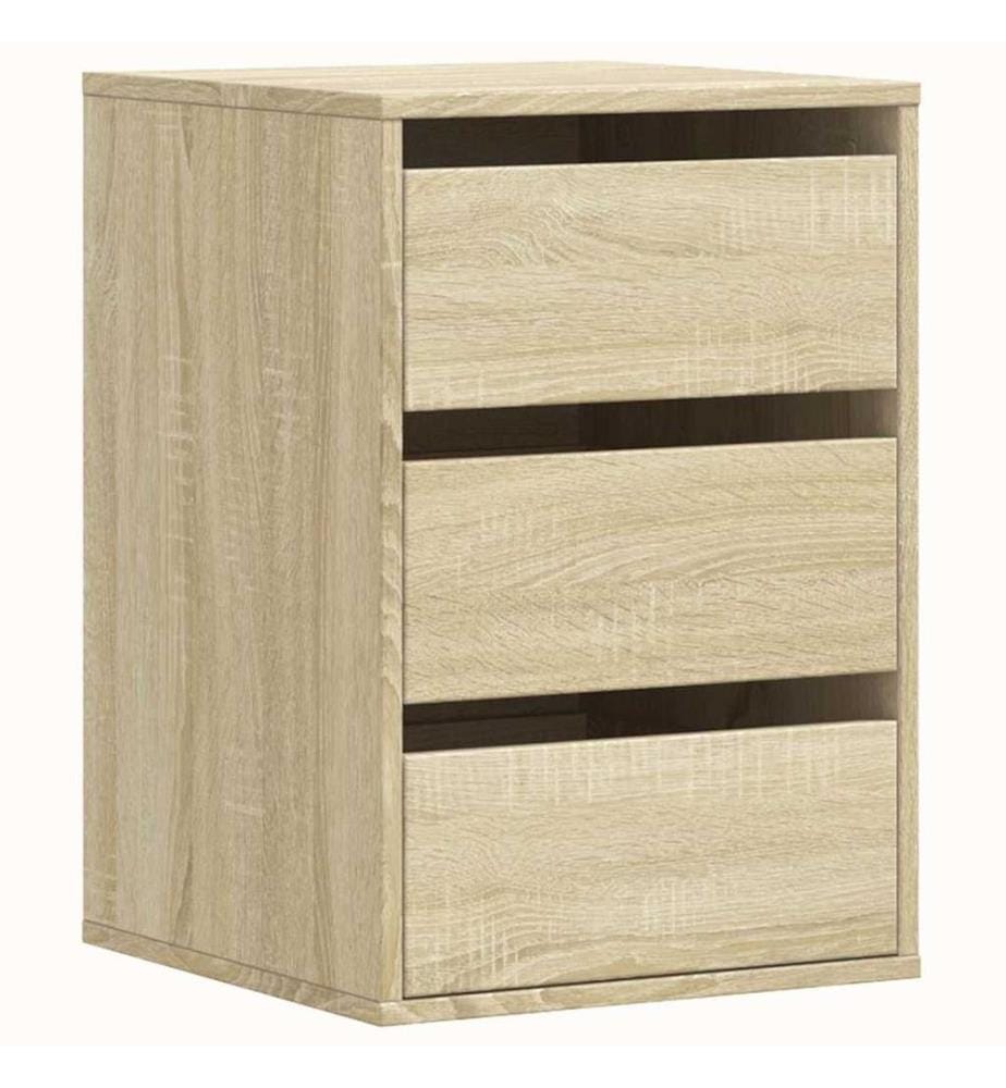 Commode d'angle chêne sonoma 40x41x58 cm bois d'ingénierie