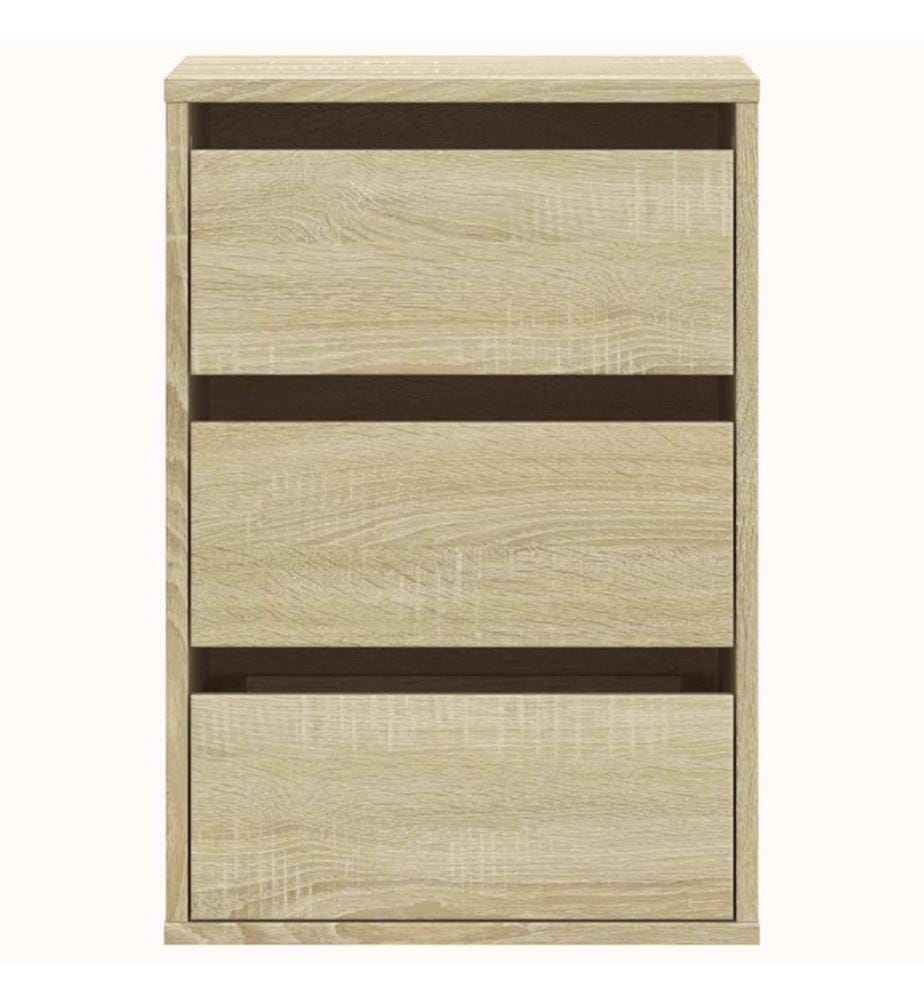 Commode d'angle chêne sonoma 40x41x58 cm bois d'ingénierie