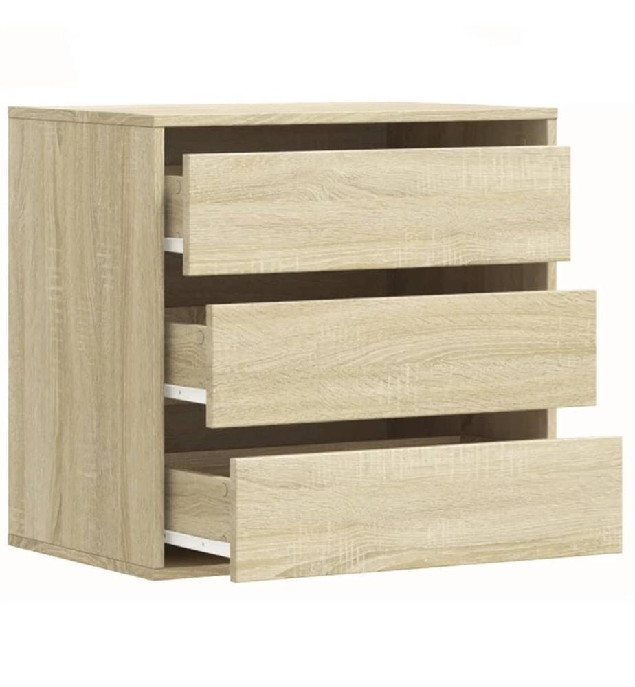 Commode d'angle chêne sonoma 60x41x58 cm bois d'ingénierie