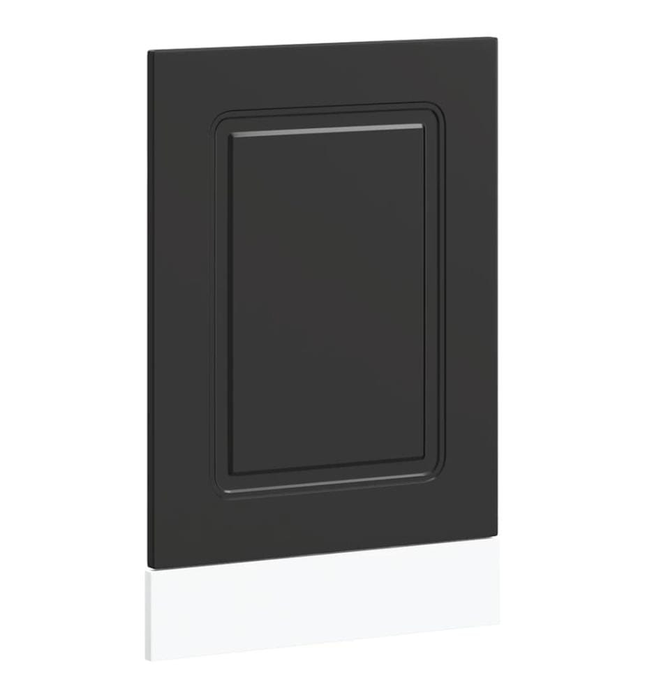 Panneau de lave-vaisselle Kalmar noir 45x1,5x67 cm