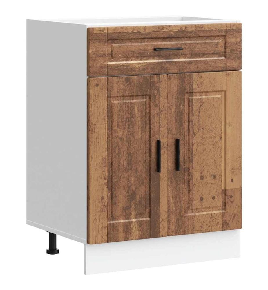 Armoire de cuisine Porto vieux bois bois d'ingénierie