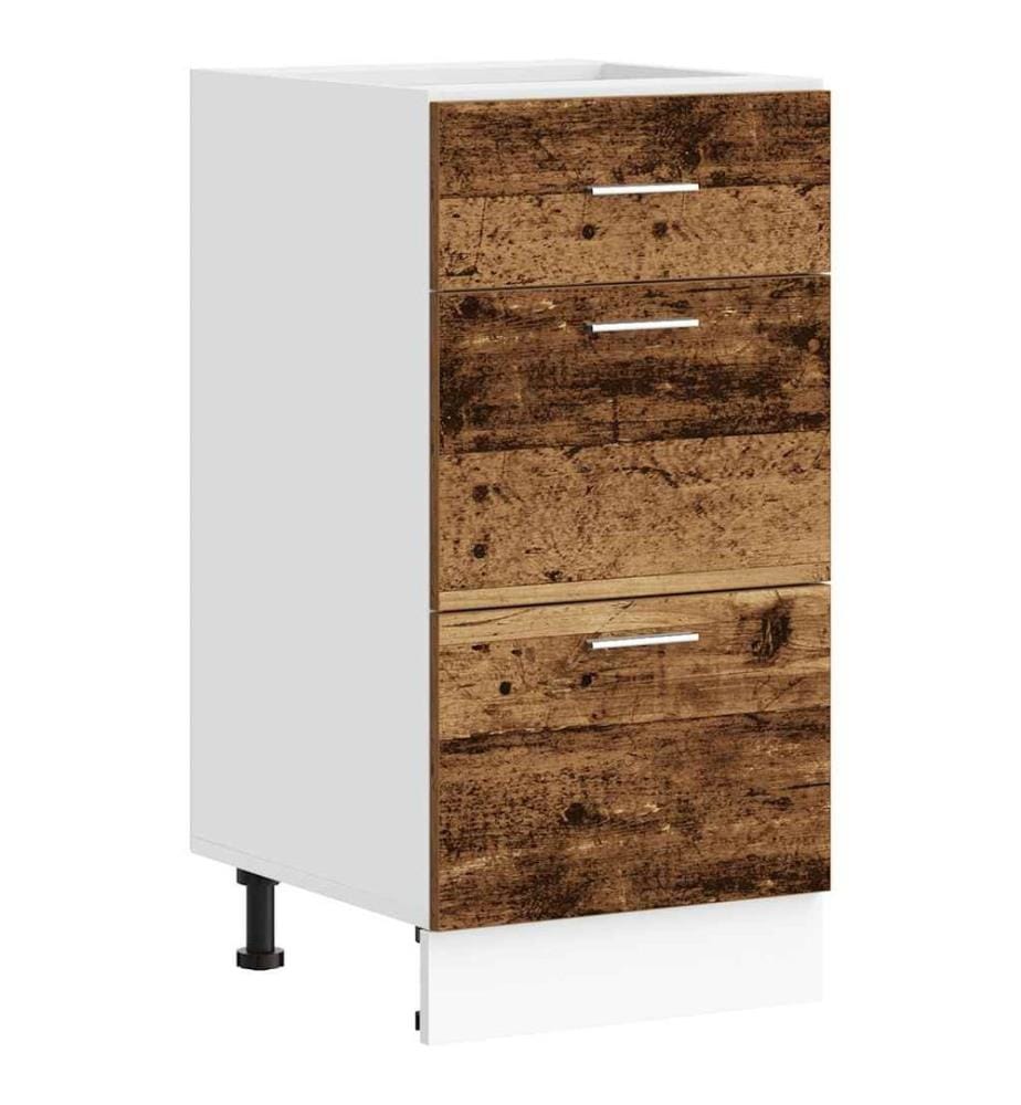 Meuble bas "Lyon" Bois ancien 40 x 46 x 81,5 cm Bois d'ingénierie