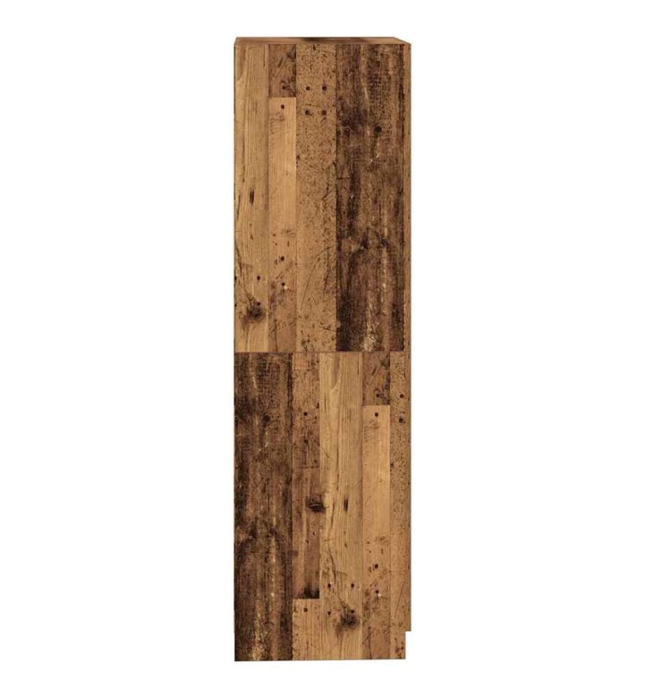 Kleiderschrank Altholz-Optik 80x52x180 cm Holzwerkstoff