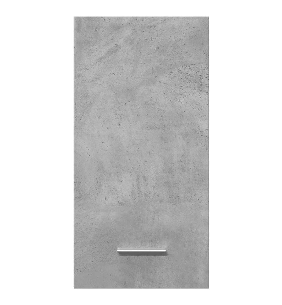 Armoire suspendue "Lyon" Gris béton 30 x 31 x 60 cm Bois d'ingénierie