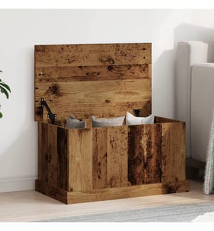 Aufbewahrungstruhe Altholz-Optik 70x40x38 cm Holzwerkstoff