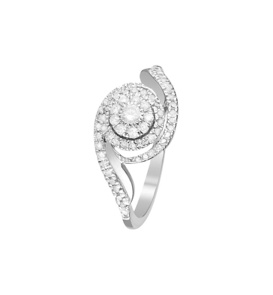 Ring Ich sage Ja! - Weissgold 375/1000