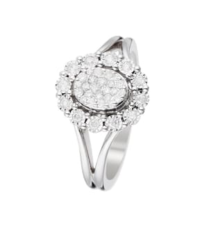 Ring Mon seul Amour - Weissgold 375/1000