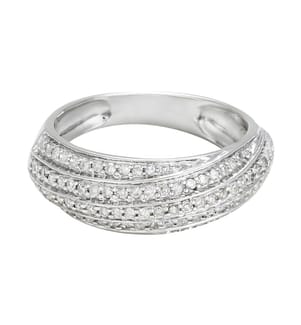 Ring Edmonda - Weissgold 375/1000