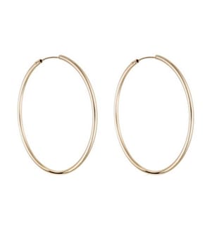 Ohrringe aus Gold Créoles lisses - Gold