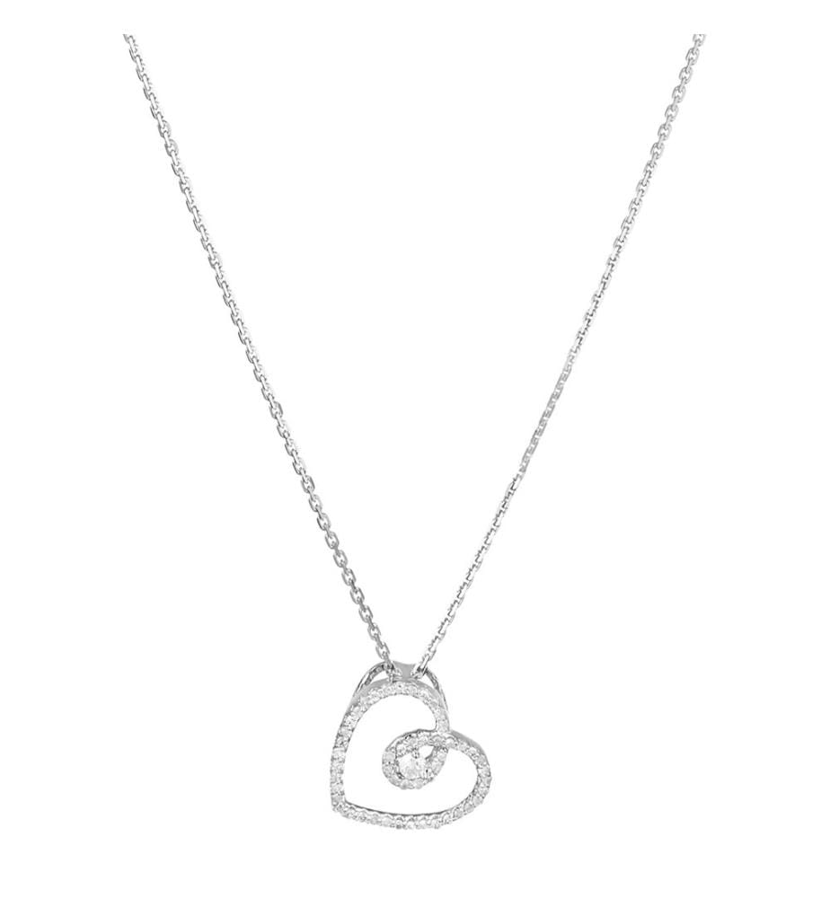 Pendente My Sweet Love - Oro bianco 375/1000