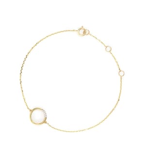 Armband Kreis - Weissgold 375/1000