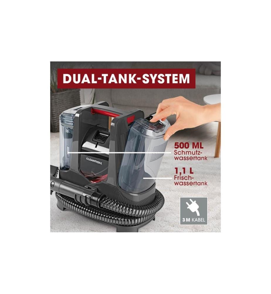 CLEANMAXX - Waschsauger 1.1 l, 400 W
