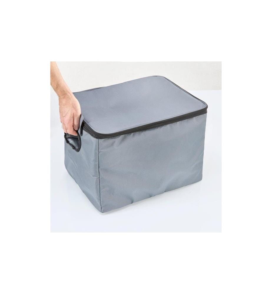EASYMAXX - Kühltasche für Getränkekasten 45 l grau