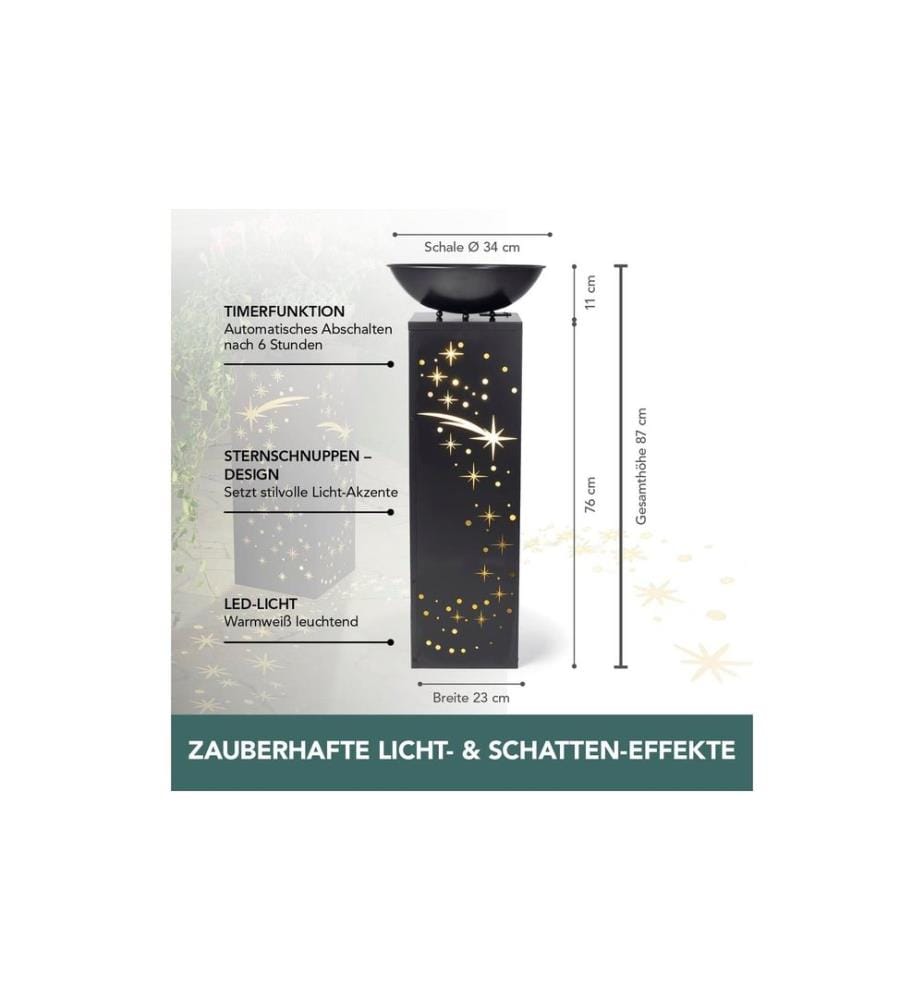 EASYMAXX - LED-Dekosäule Sternschnuppe, Aufbauset