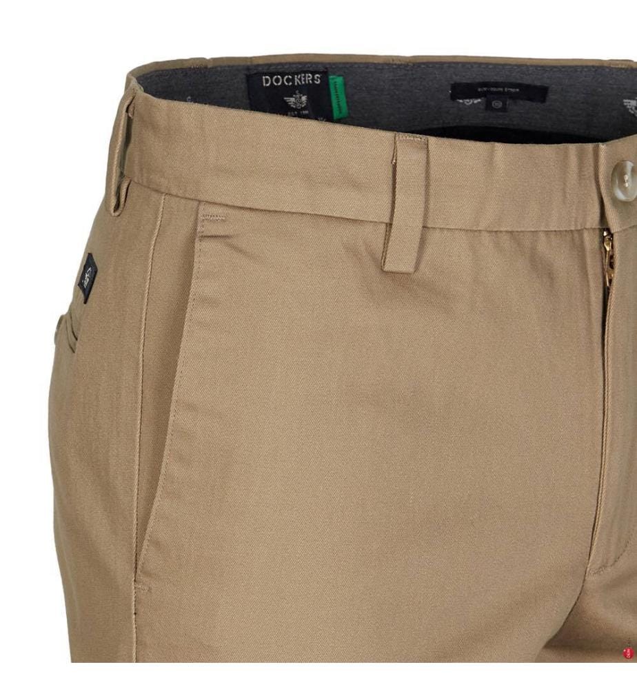 Slim Fit Pants - Beige