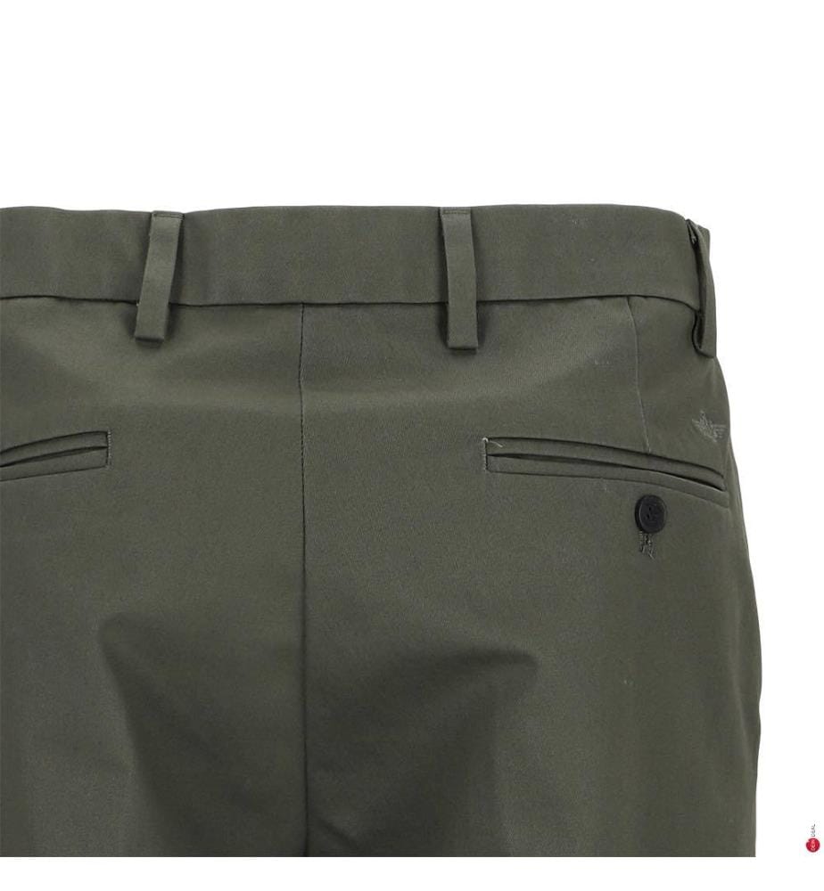 Slim Fit Pants - Green / Grey